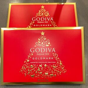 Godiva chocolate empty carton boxes 12x8 inches